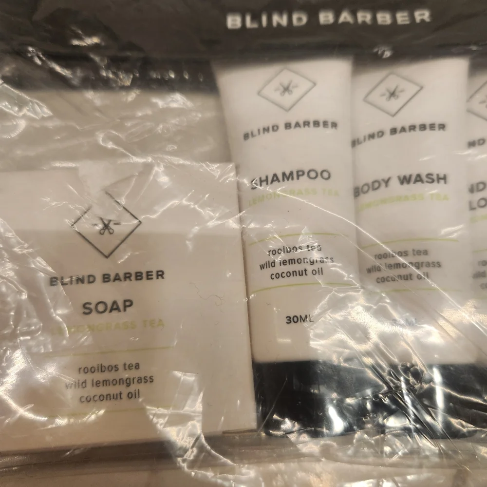Blind Barber Travel‎ Set with Black Pouch